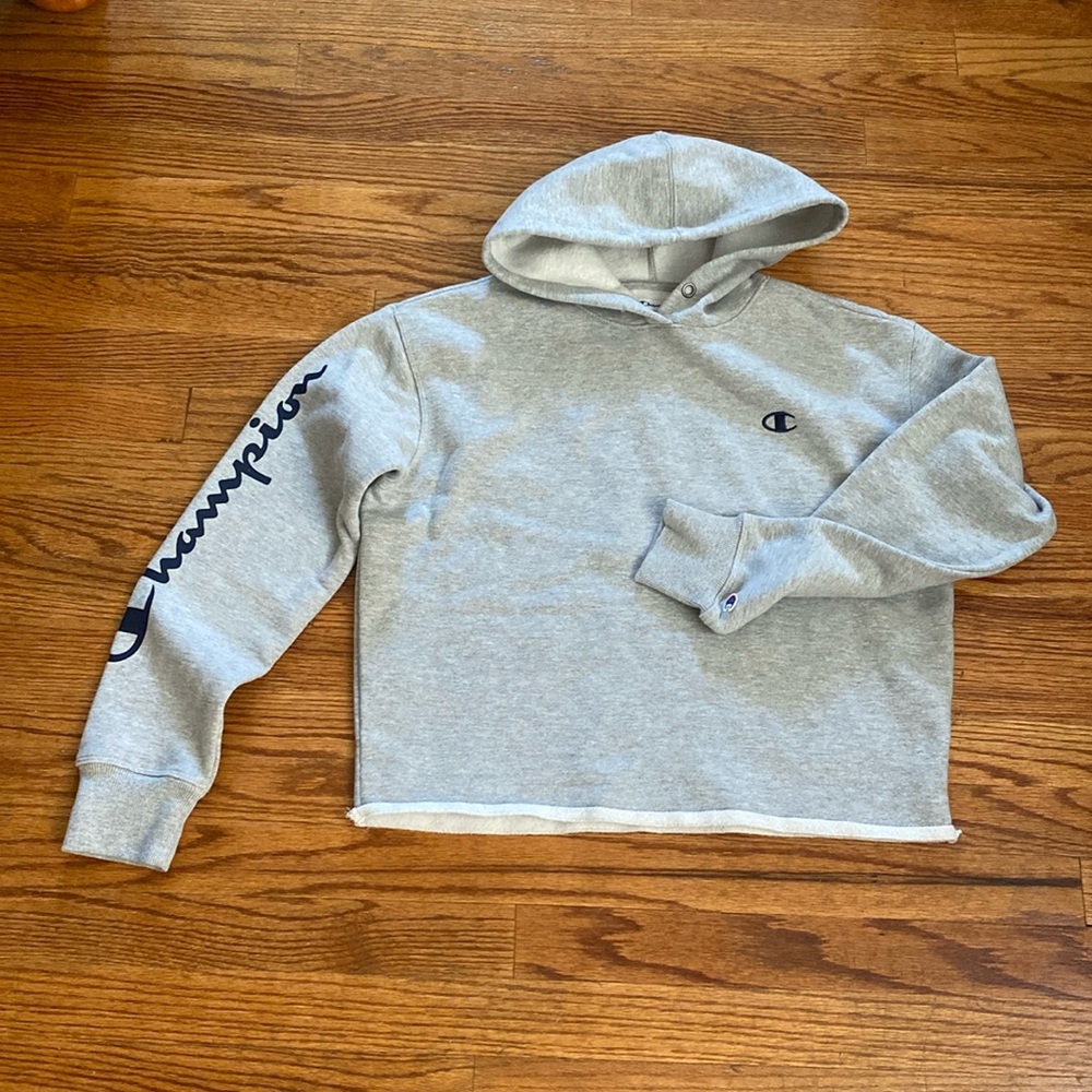Champion crop hoodie